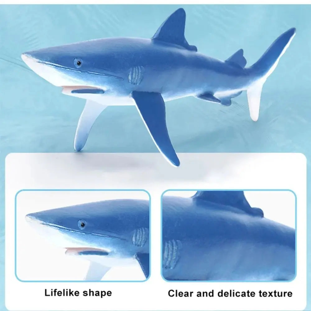 Ocean Animal Figurines – Shark, Whale & Dolphin PVC Models
