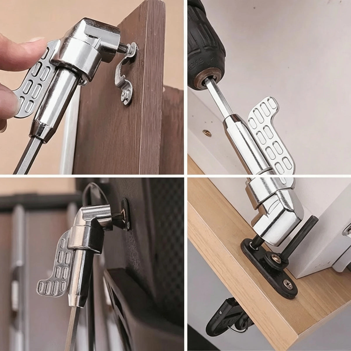 105° Right Angle Drill Bit Adapter | 1/4" Hex Shank