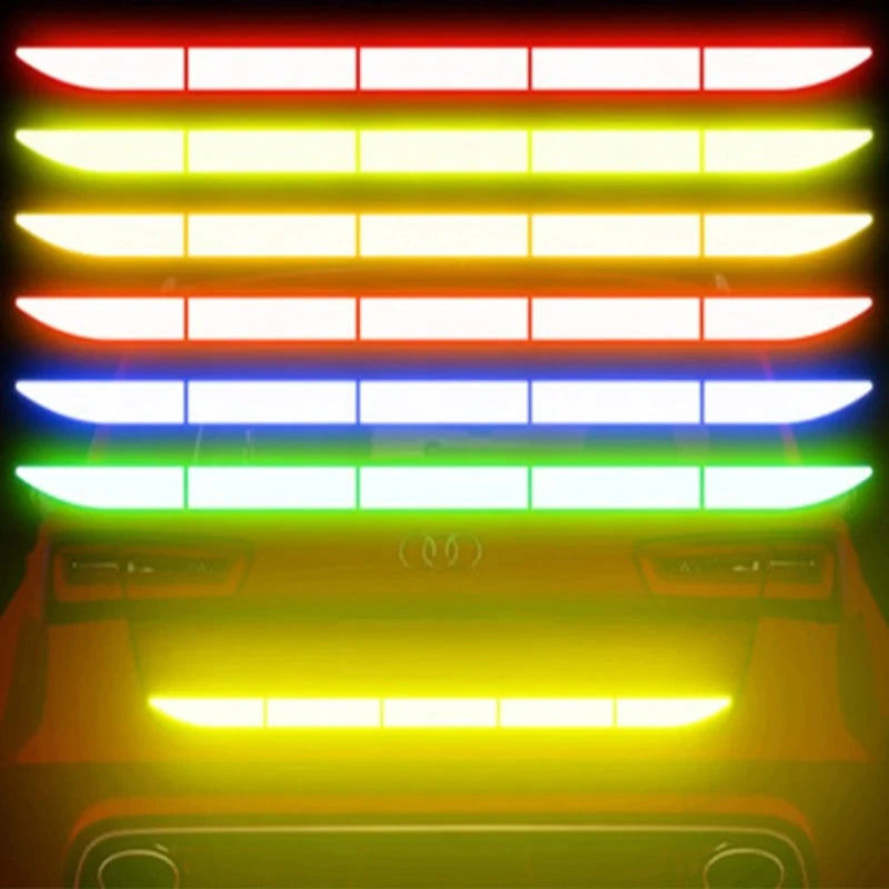 Night Reflective Car Rear Warning Strip | Anti-Collision Decal