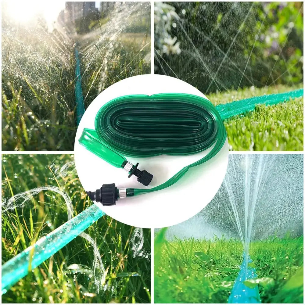 Soaker Drip Irrigation Hose – Water-Saving Garden Lawn