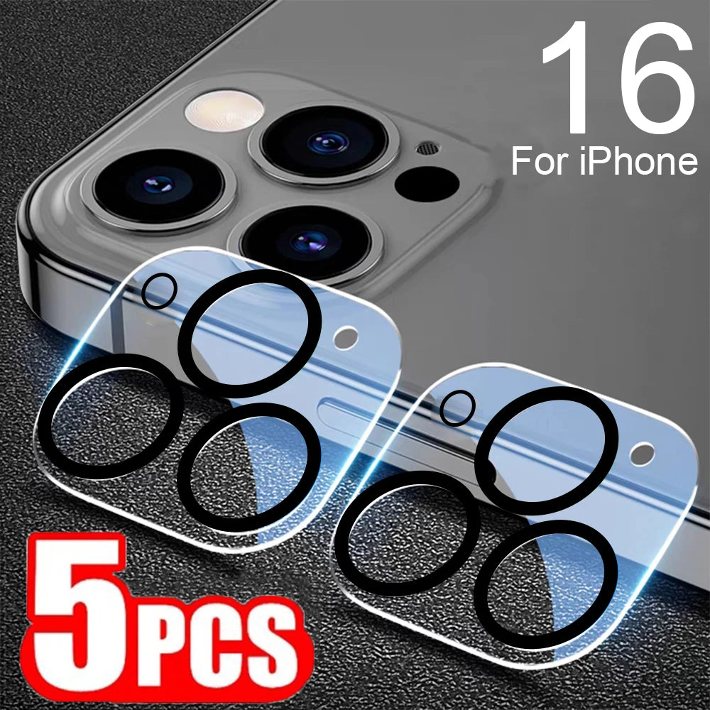 iPhone 16 Camera Lens Protector – Ultra Clear Tempered Glass