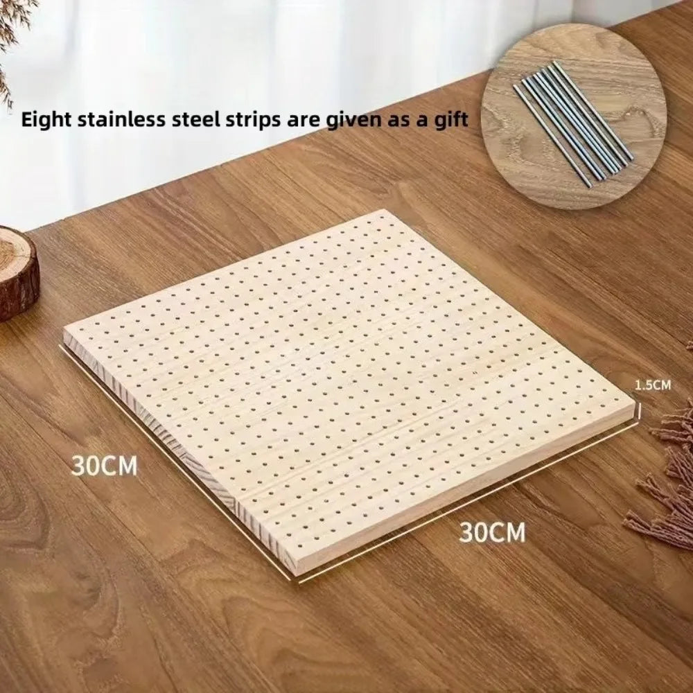 Wooden Crochet Blocking Board | Reusable Knitting Mat