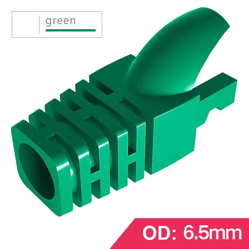 RJ45 CAT6 CAT5e Protective Caps – Multicolour 50/100 Pack