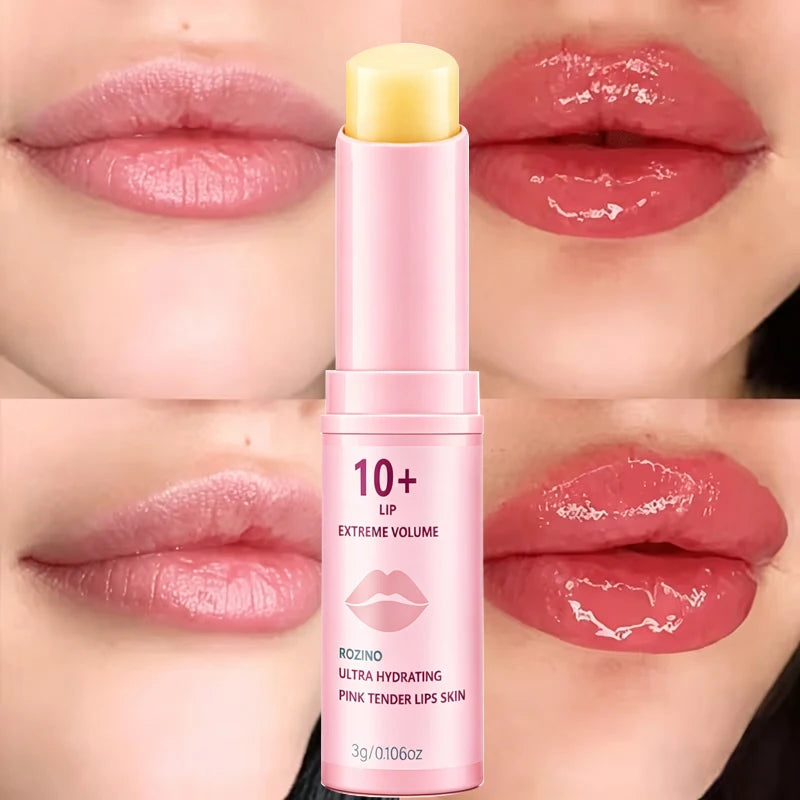 ROZINO Plumping Peach Lip Balm – High Gloss Moisturizer