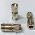 N Female to RP-TNC Male Straight WLAN Antenna RF Adapter
