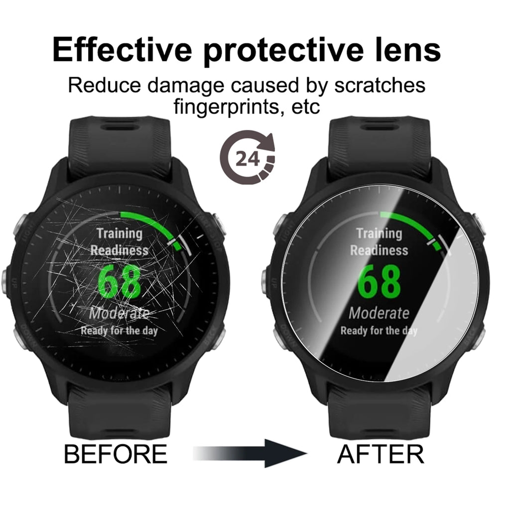Tempered Glass Screen Protector – Garmin Forerunner 165/255/955