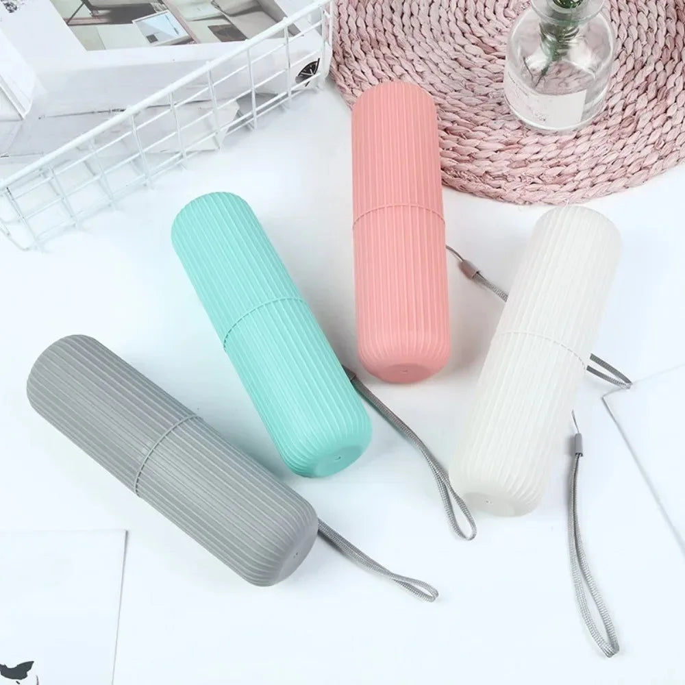 Portable Toothbrush & Toothpaste Travel Case – Leak-Proof