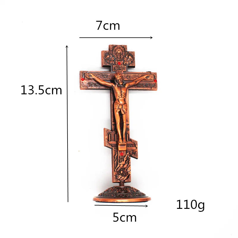 Orthodox Cross Metal Decoration – Christian Home & Church Décor