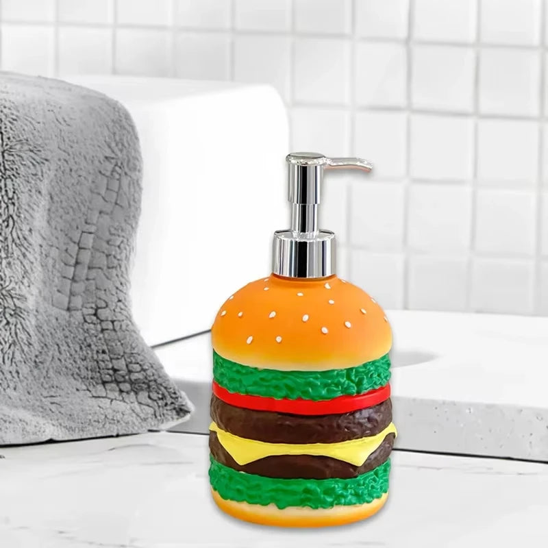 Hamburger Soap Dispenser – Fun Pump Bottle for Bathroom