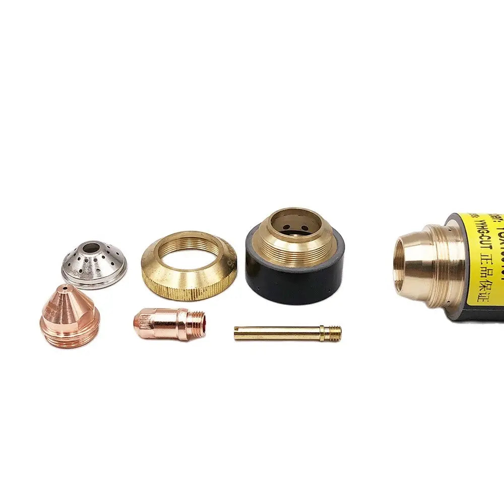 JINSLU YK-100 Plasma Torch Consumables – Shield, Electrode & Nozzle