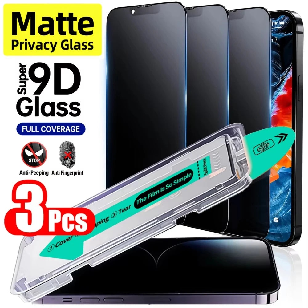 Matte Privacy Screen Protector iPhone – Anti-Spy Tempered Glass
