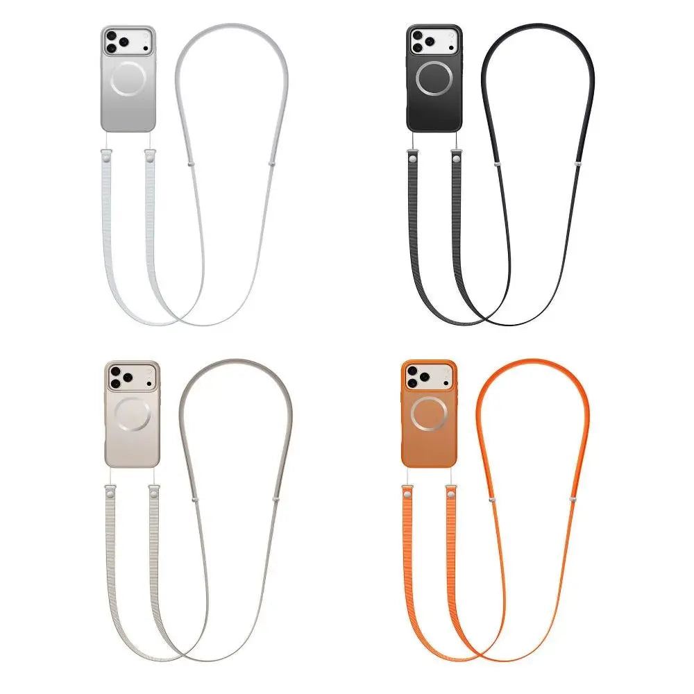 Magnetic Phone Lanyard Woven Neck Strap for iPhone 17 Series