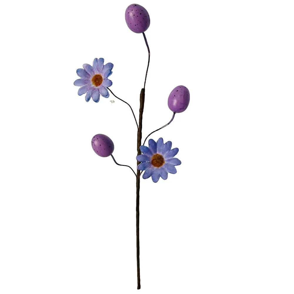 Easter Egg Tree Branch Colorful Foam Artificial Flower Decor