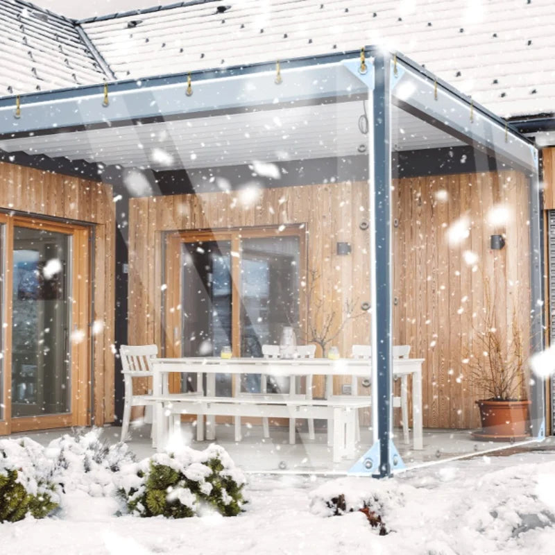 PEVA Transparent Waterproof Tarp | Garden Greenhouse Wind Shelter