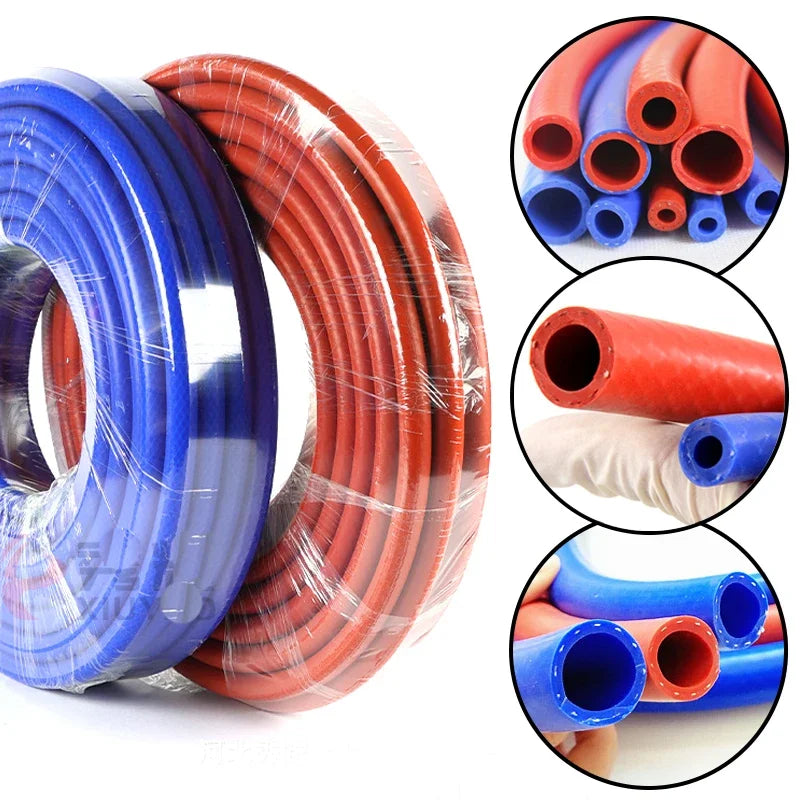 Blue Braided Silicone Hose | High Temp & Pressure – 1M Lot