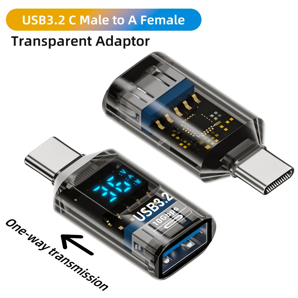 FONKEN USB-C 3.2 Adapter 4K@60Hz OTG Fast Charge Data Sync