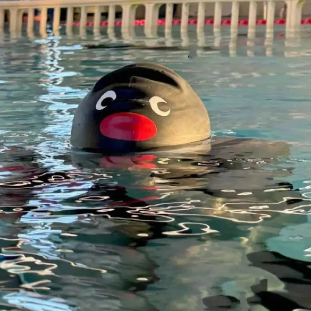 Cartoon Silicone Swimming Cap – Waterproof Ear Protection Hat