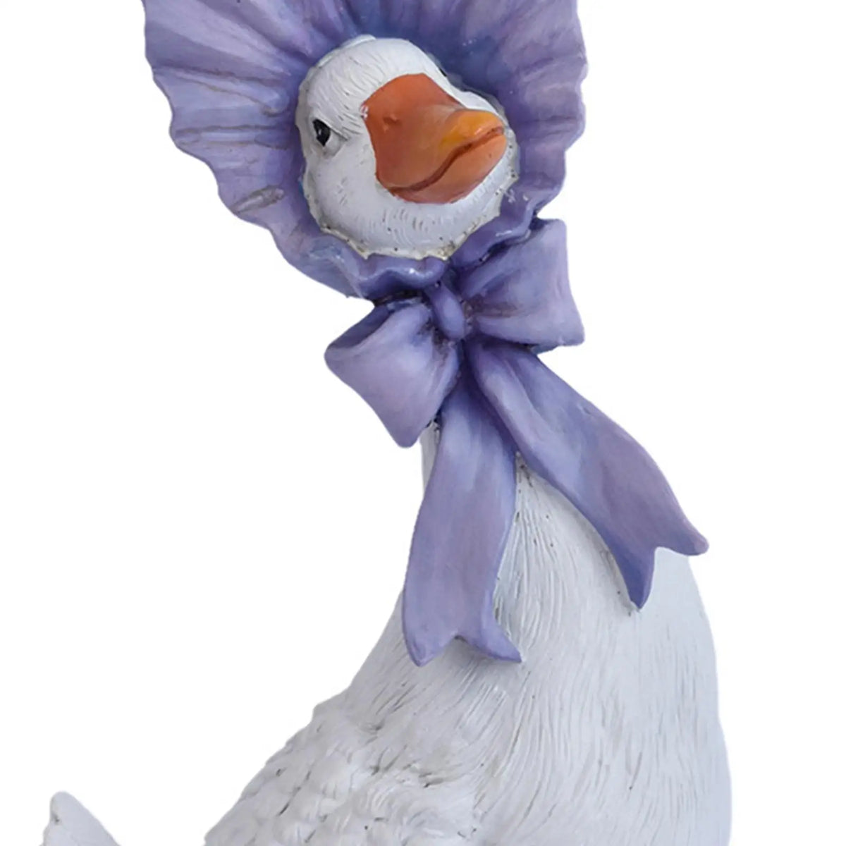 Resin Cartoon Duck Garden Statues – 2-Pack Outdoor Figurines