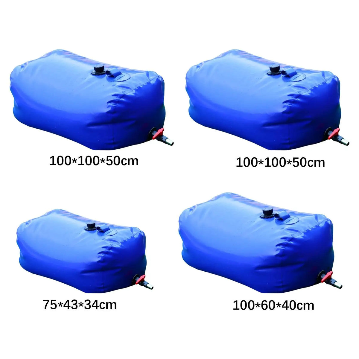 Foldable PVC Water Bladder Tank – 110L to 1000L Storage Bag
