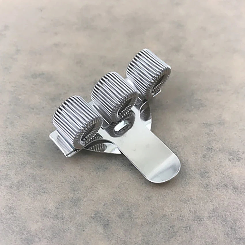 Metal Spring Pen Holder with Pocket Clip – 1, 2 or 3 Hole