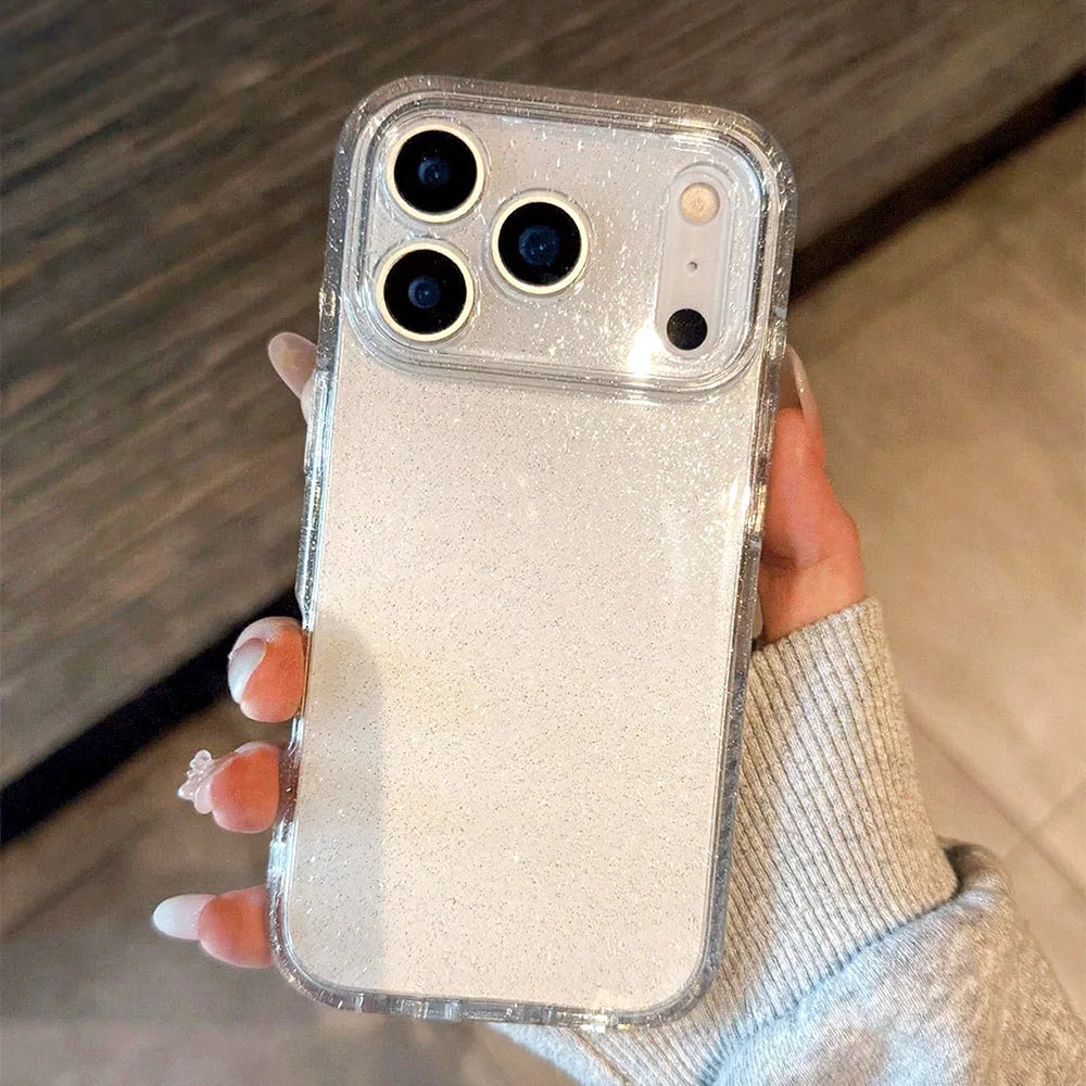 Glitter Transparent TPU Case – Xiaomi Poco X8 Pro / Pro Max
