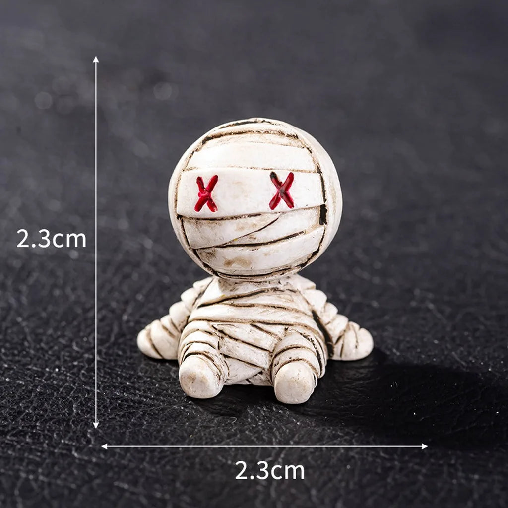 Resin Miniature Halloween Figurine | Desktop Holiday Décor