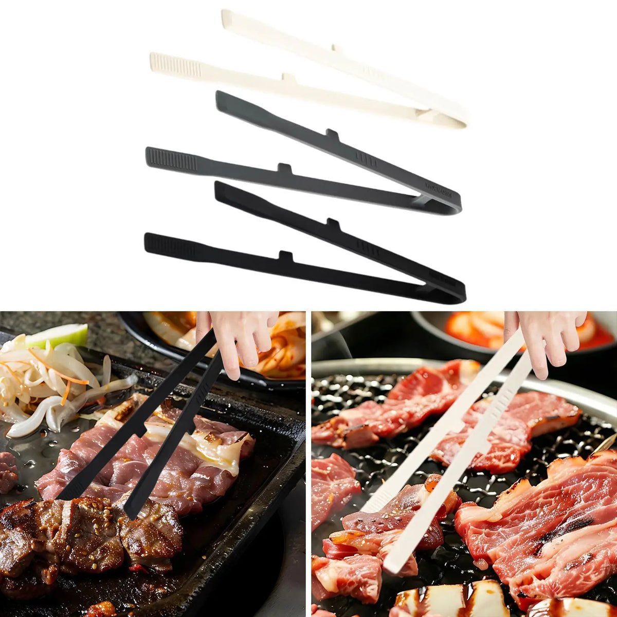 Kesoto Silicone Food Tongs – Non-Slip BBQ & Kitchen Clip