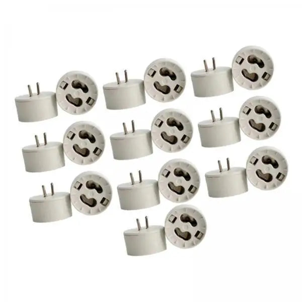 MR16 to GU10 Lamp Base Adapter 10-Pack | Socket Converter
