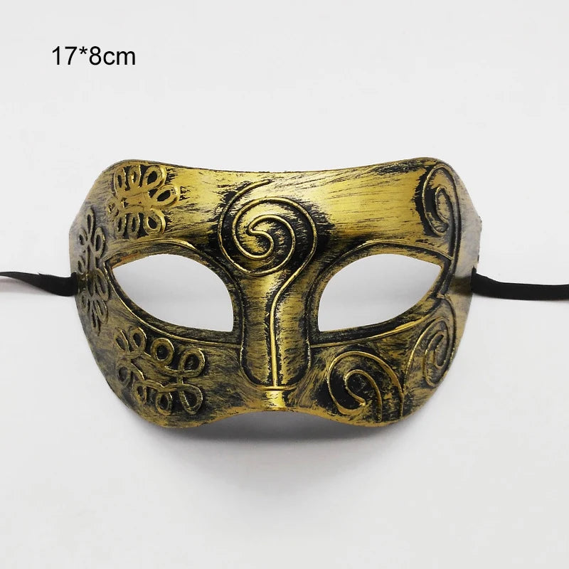 Retro Jazz Masquerade Half Face Mask – Halloween Costume