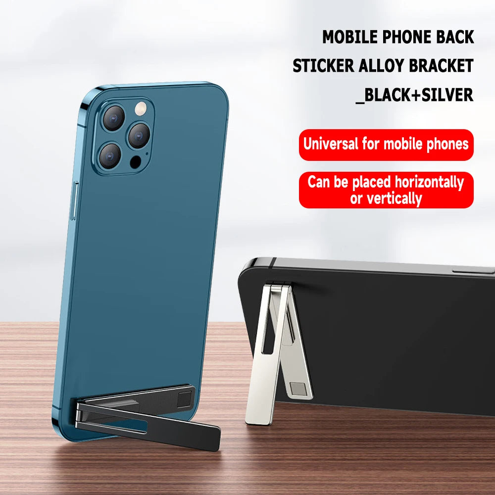 AKABEILA Ultra-Thin Metal Folding Phone Stand & Desk Holder