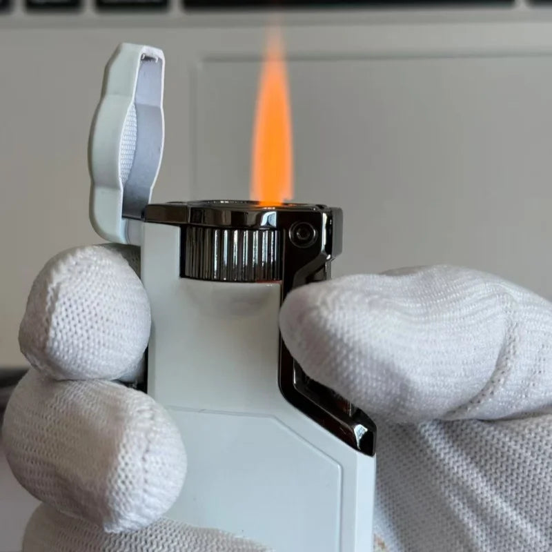 Tri-Color Flame Windproof Butane Lighter | Creative Gift