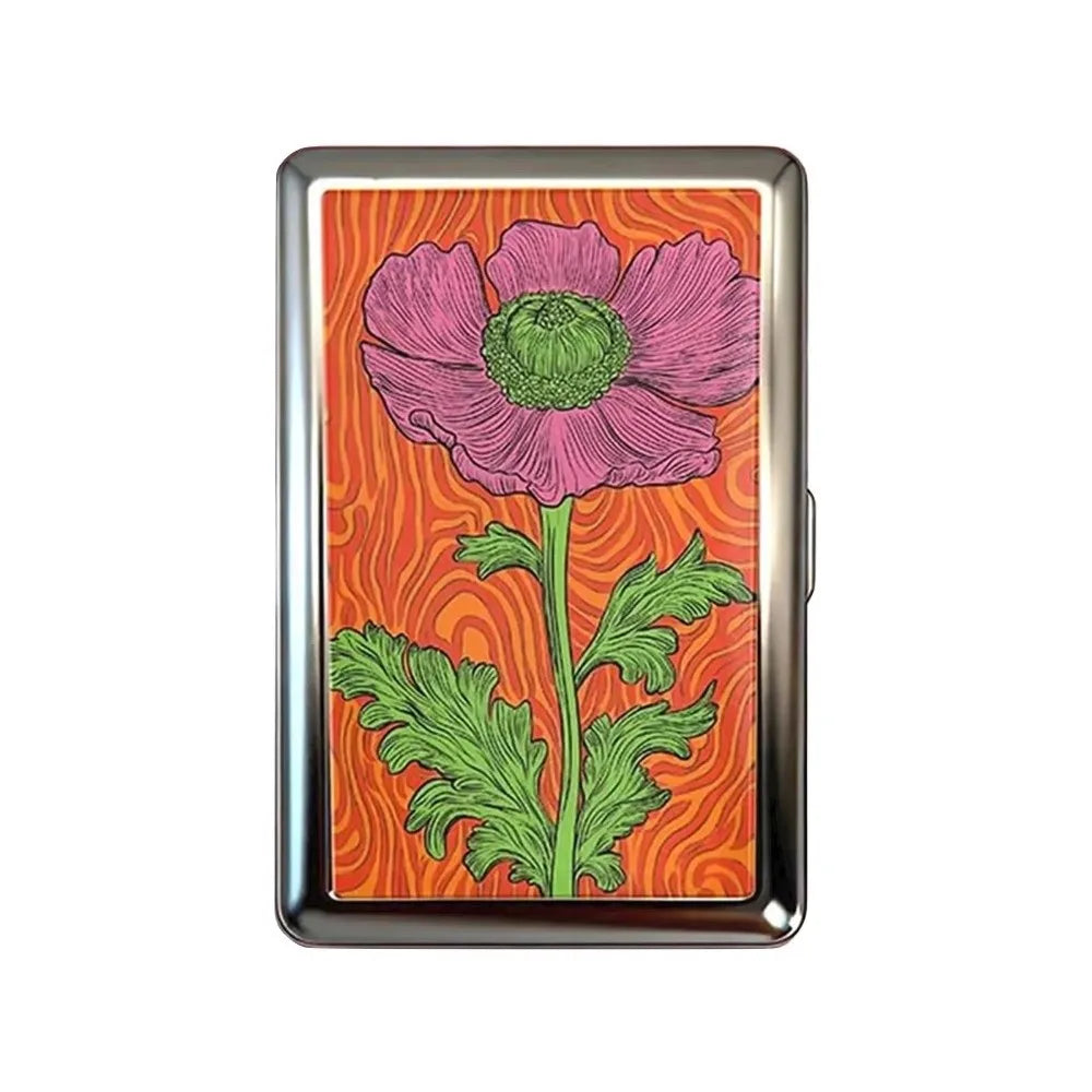Vintage Metal Snap Card Case – ID & Credit Card Holder