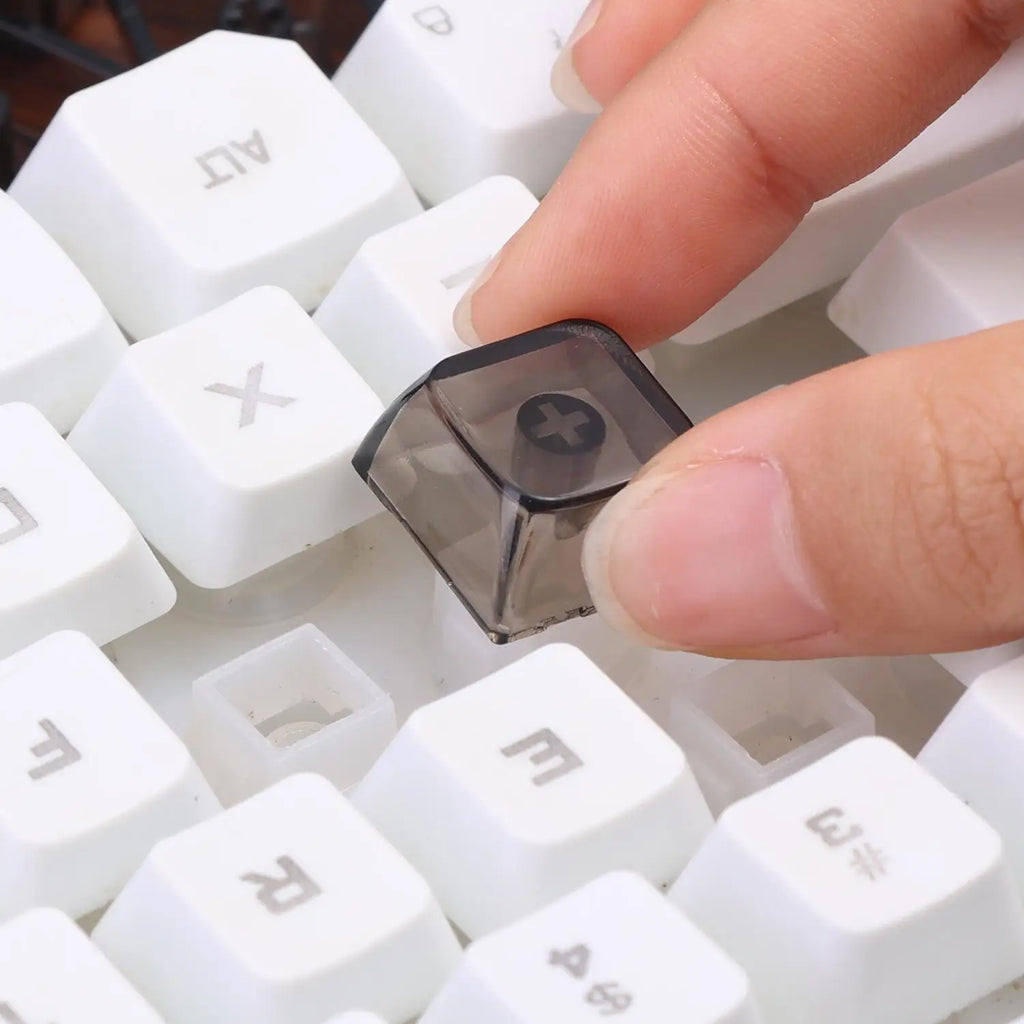 Universal Transparent Keycaps Kit – 10-Pack for Mechanical Keyboard