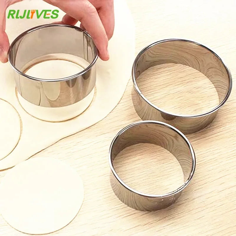 3-Piece Stainless Steel Dumpling Maker & Pastry Cutter Set