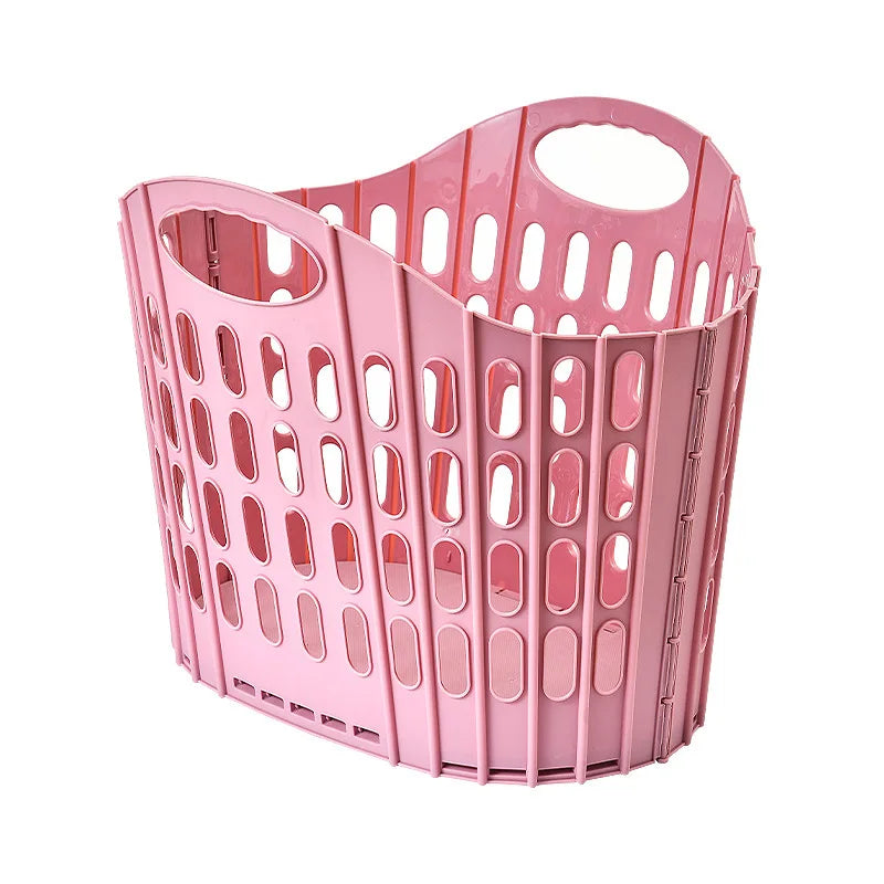Foldable Laundry Basket – Handheld Bedroom & Bathroom Bin