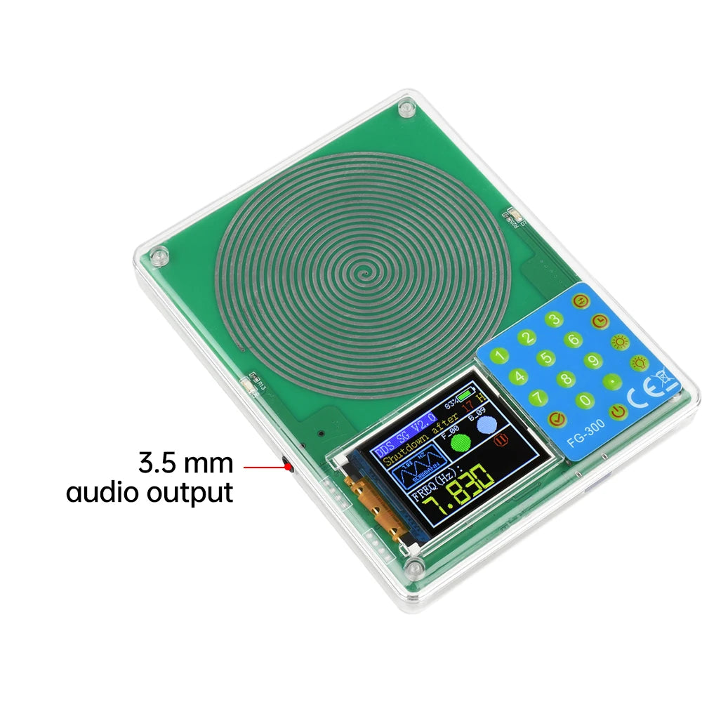 Gaqqee FG300 DDS Signal Generator 0.001Hz–200kHz | 13 Waveforms