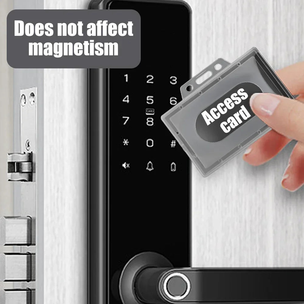 Transparent PVC Card Holder Covers – Waterproof ID & Card Protector