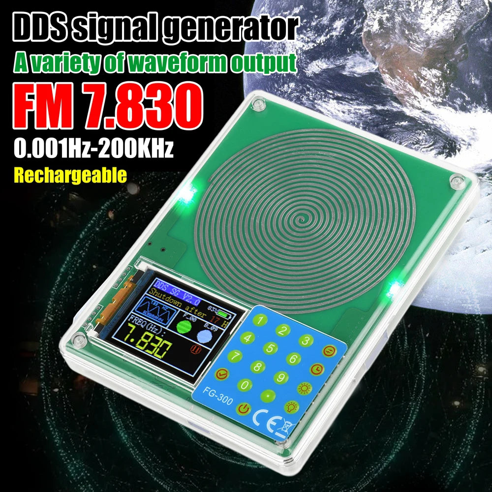 Gaqqee FG300 DDS Signal Generator 0.001Hz–200kHz | 13 Waveforms
