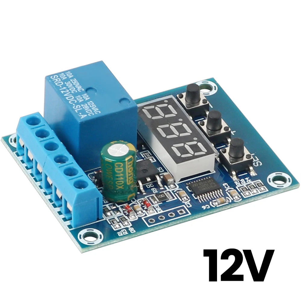DC 9V/12V/24V Voltage Detection Relay Module 0–99.9V