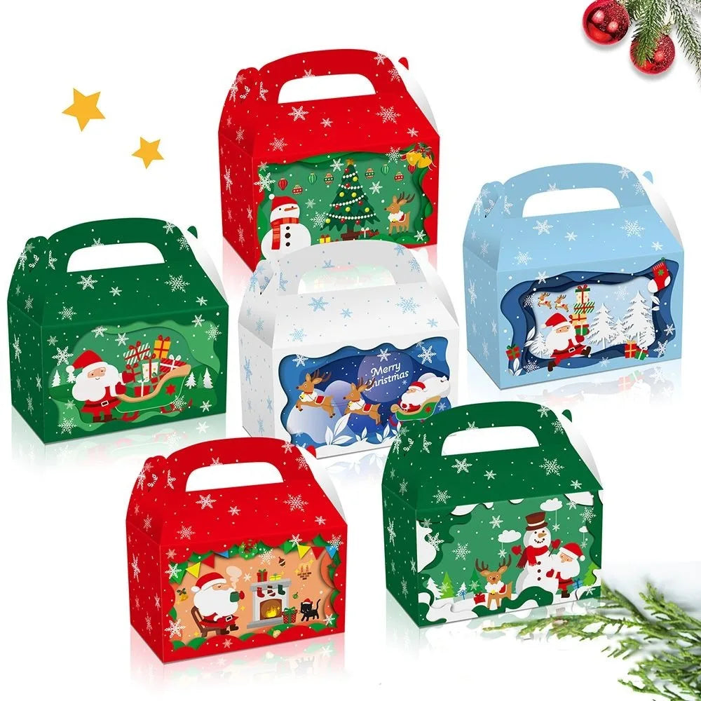 12-Pack Christmas Gift Boxes – Festive Cardboard Packaging