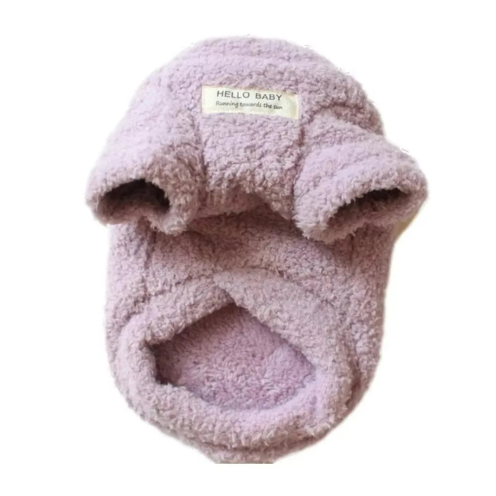 Winter Fleece Dog Sweater – Warm Coat for Small Dogs