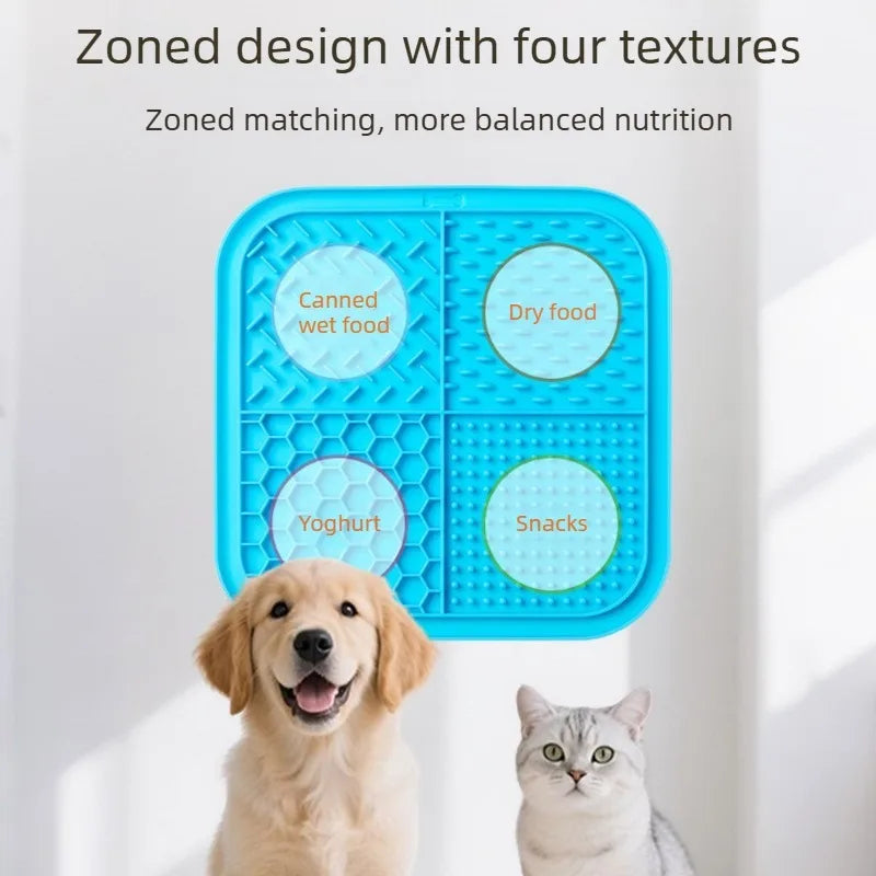 Pet Lick Mat for Dogs & Cats – Anti-Slip Slow Feeder Pad