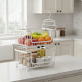 Under Shelf Basket – Stackable Wire Hanging Kitchen Organizer