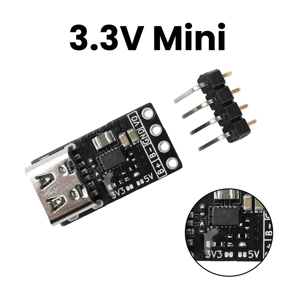 UPS Power Module 3.3V/5V Lithium Battery Charging Type-C