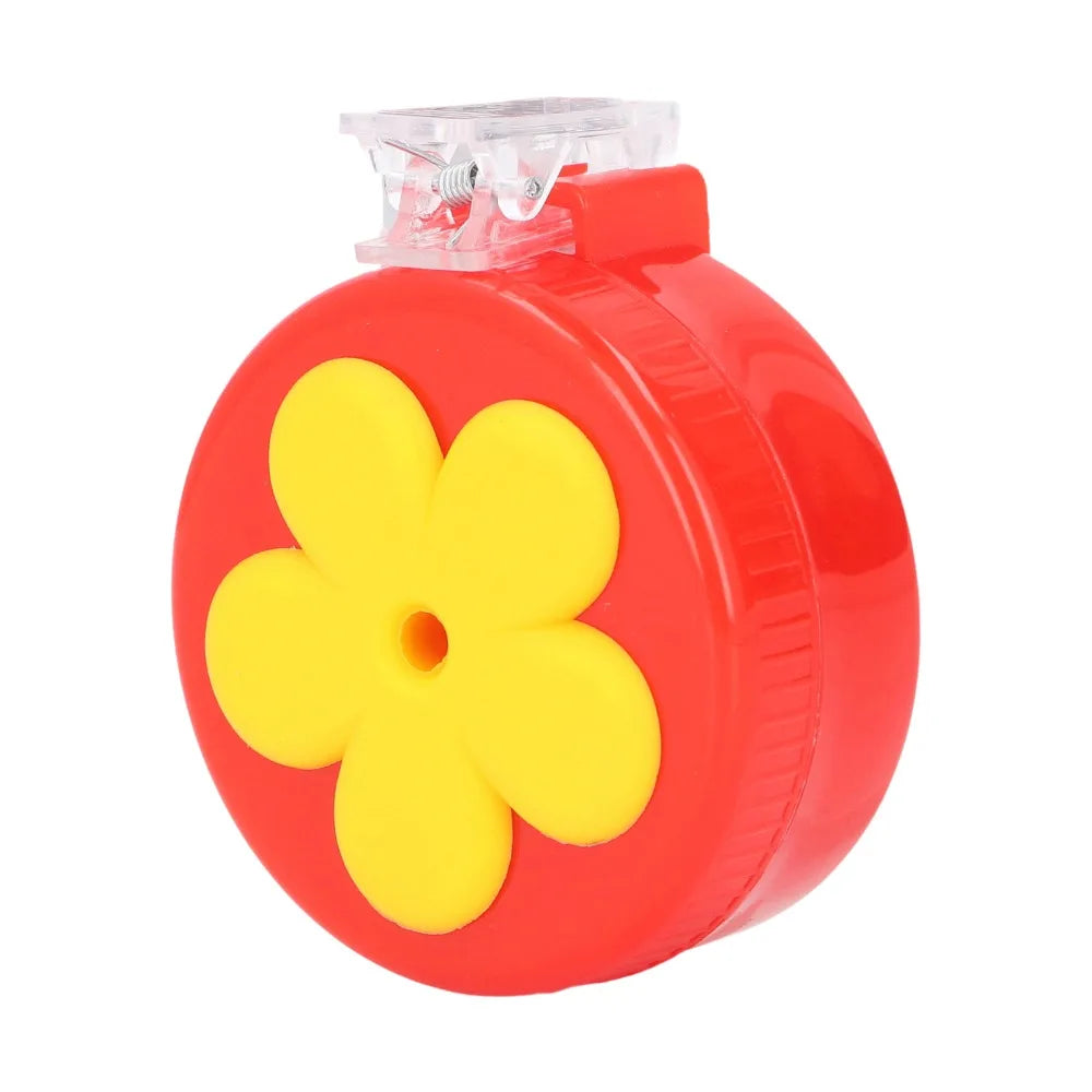4-Pack Flower Hummingbird Clip Feeder Set with Brushes