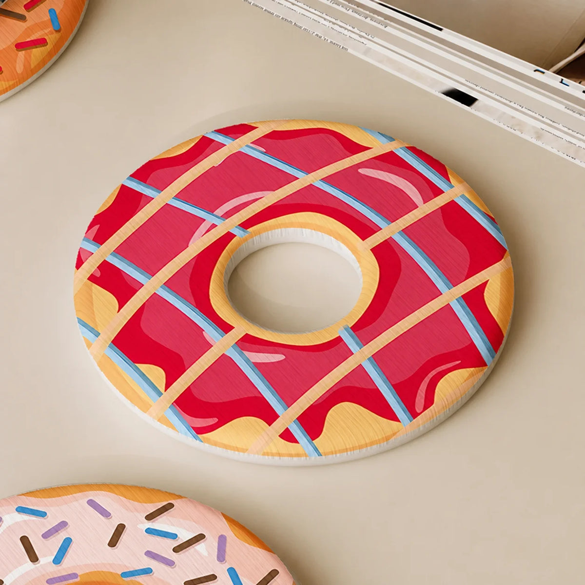Donut Diatomite Absorbent Drink Coaster – Eco-Friendly
