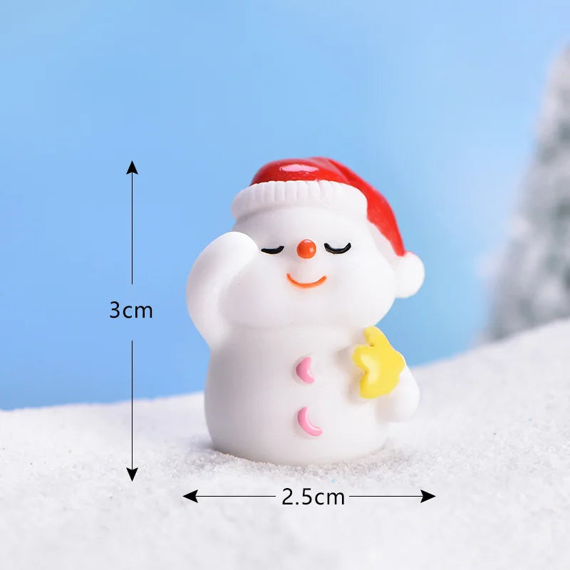 Mini Resin Christmas Figurine – Santa, Snowman & Sea Lion