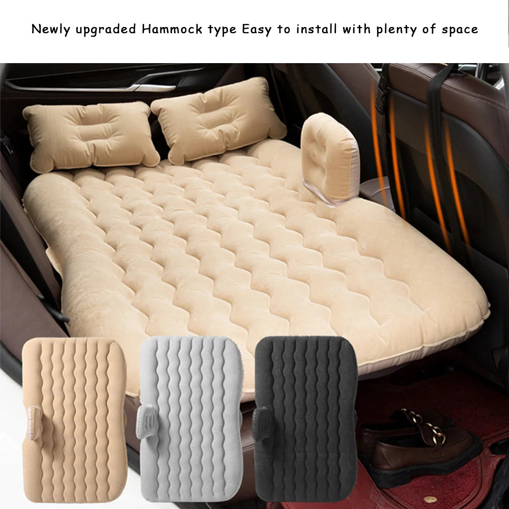 Car Inflatable Air Mattress Set – Travel, Camping & SUV Bed