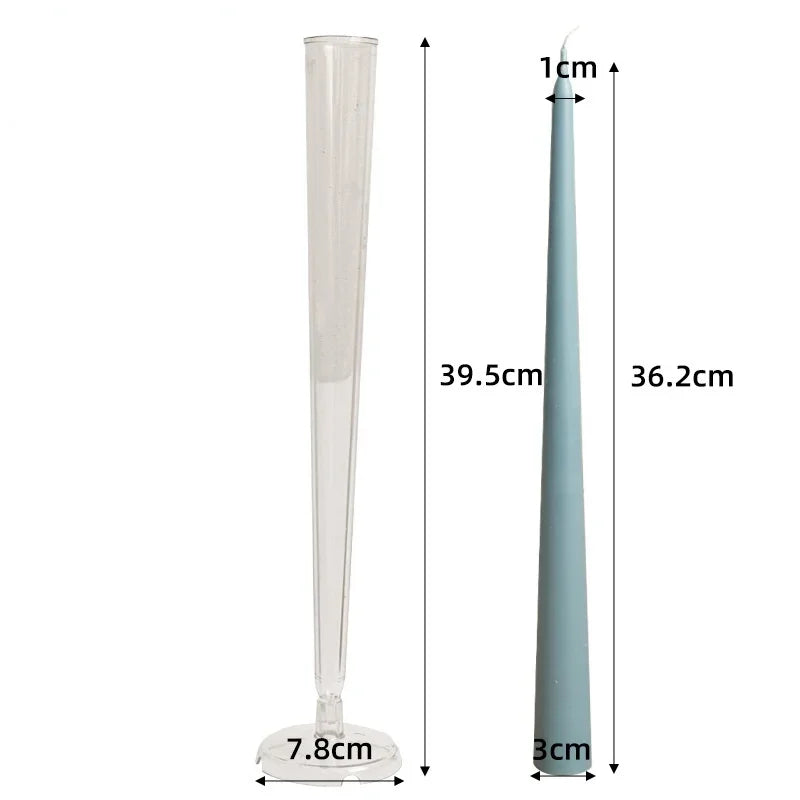 DIY Plastic Candle Molds – Cylinder, Round & Irregular Shapes