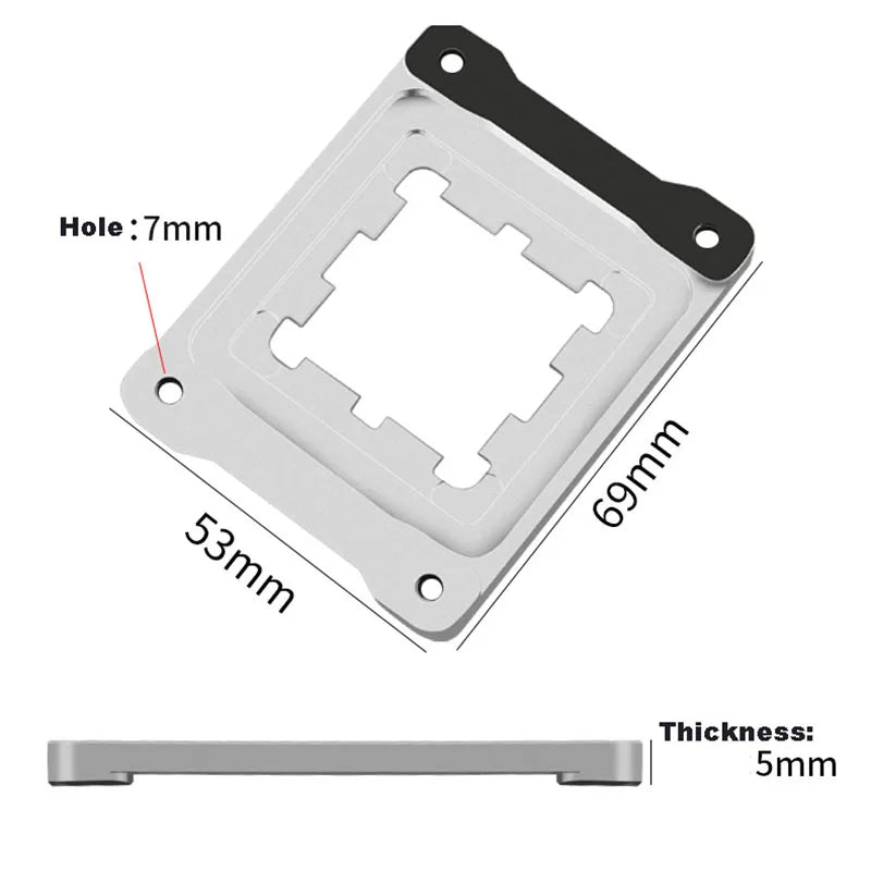 AMD AM5 CPU Holder – Aluminum Alloy Bending Correction Bracket